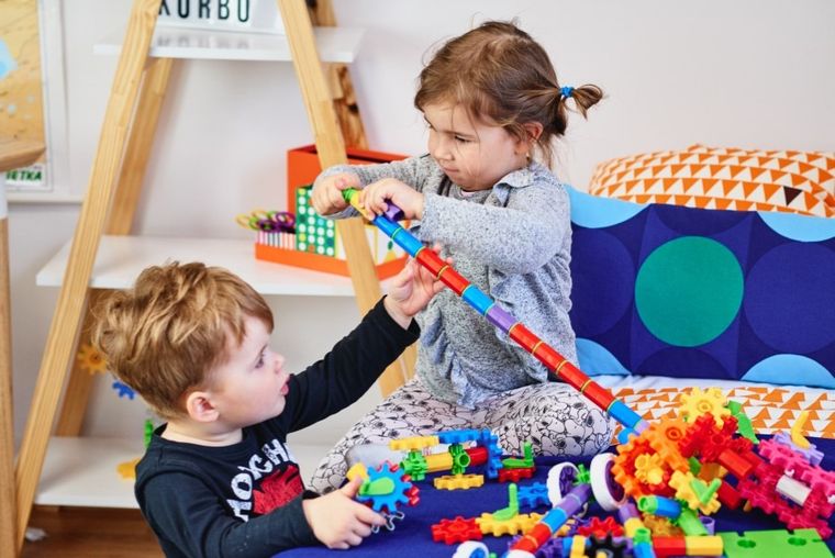 Korbo, Basic, klocki konstrukcyjne, 120 elementów