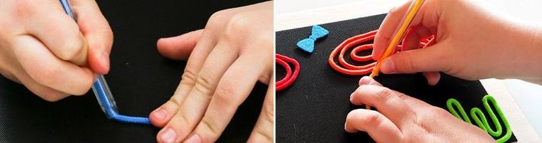 Korbo, Spaghetti Start, tablica do rysowania sznurkami