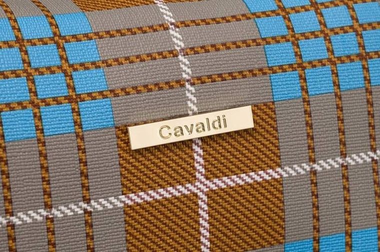 Kosmetyczka podróżna, beżowo-niebieska, Rovicky