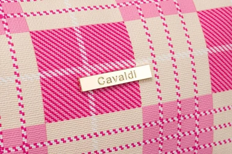 Kosmetyczka podróżna, różowo-beżowa, Rovicky