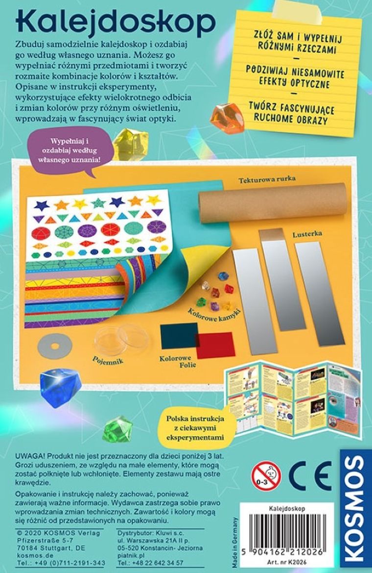 Kosmos, Kalejdoskop, zestaw kreatywny