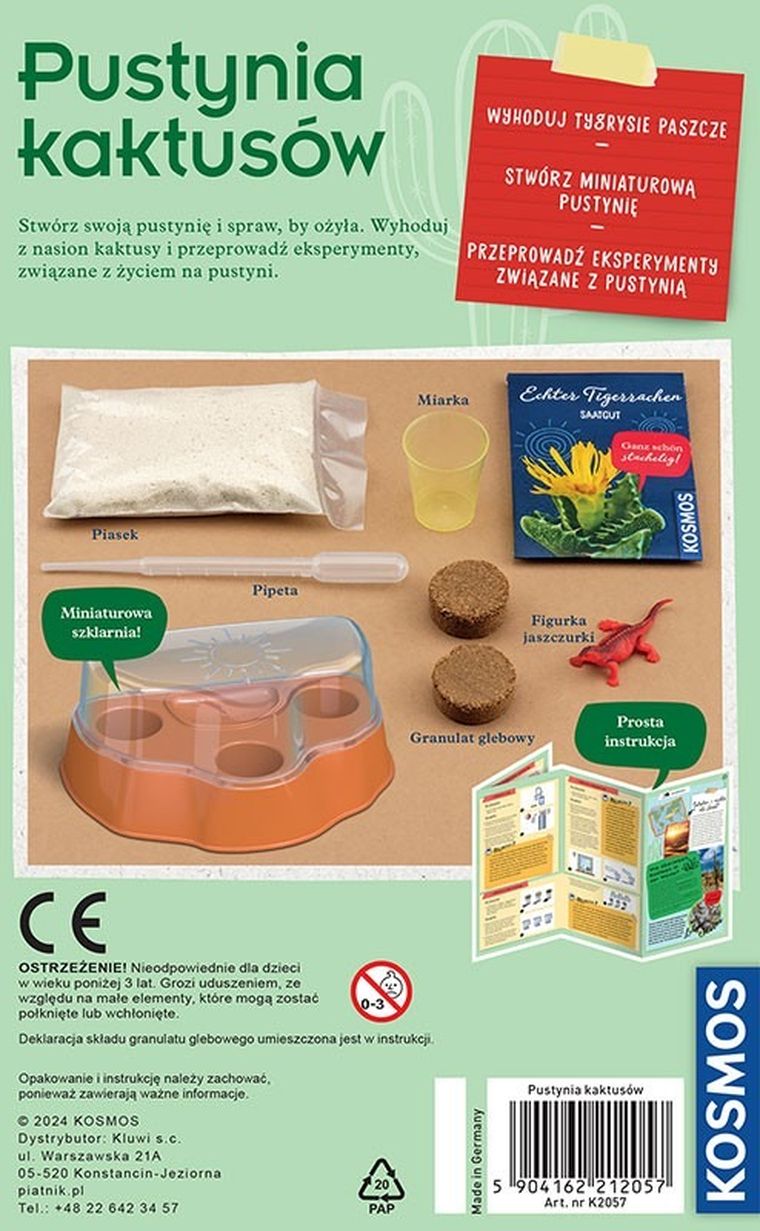 Kosmos, Pustynia Kaktusów, zestaw edukacyjny