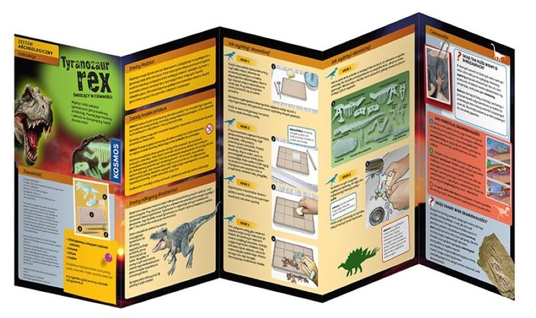 Kosmos, T-Rex, zestaw archeologiczny