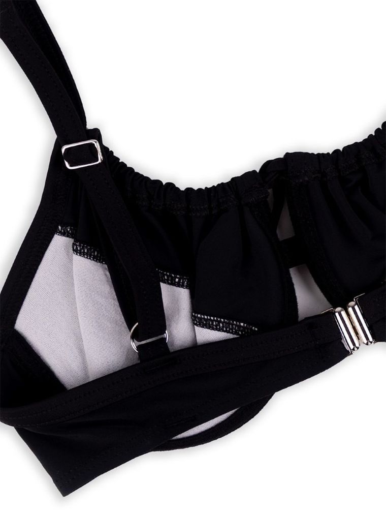 Kostium kąpielowy damski dwuczęściowy, czarny, Mariss