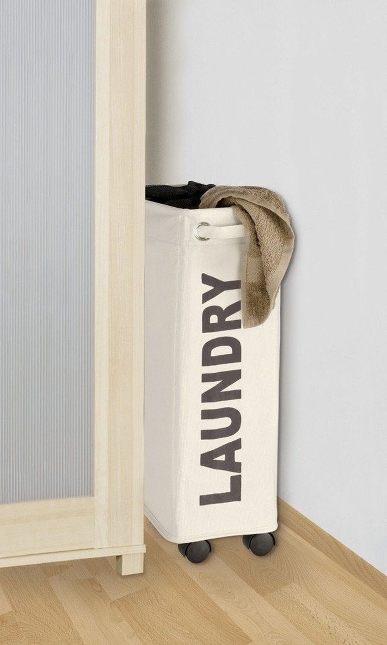 Kosz na pranie, Corno, 43 l, beżowy