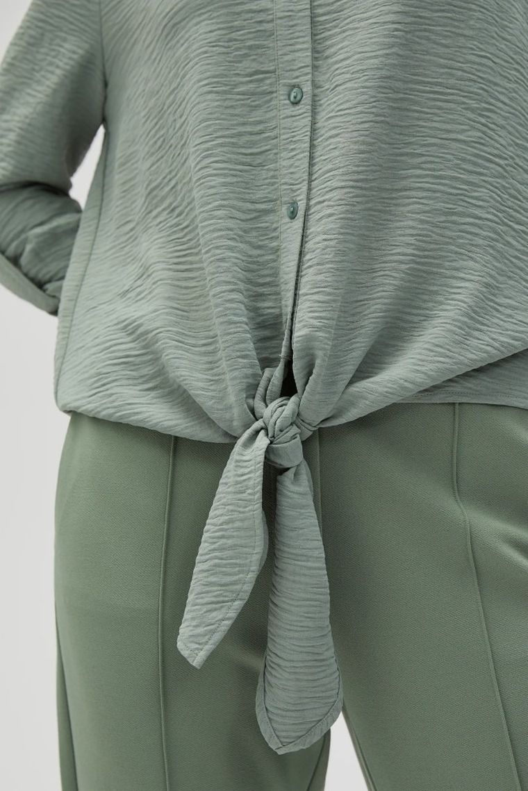 Koszula damska, khaki, Moodo