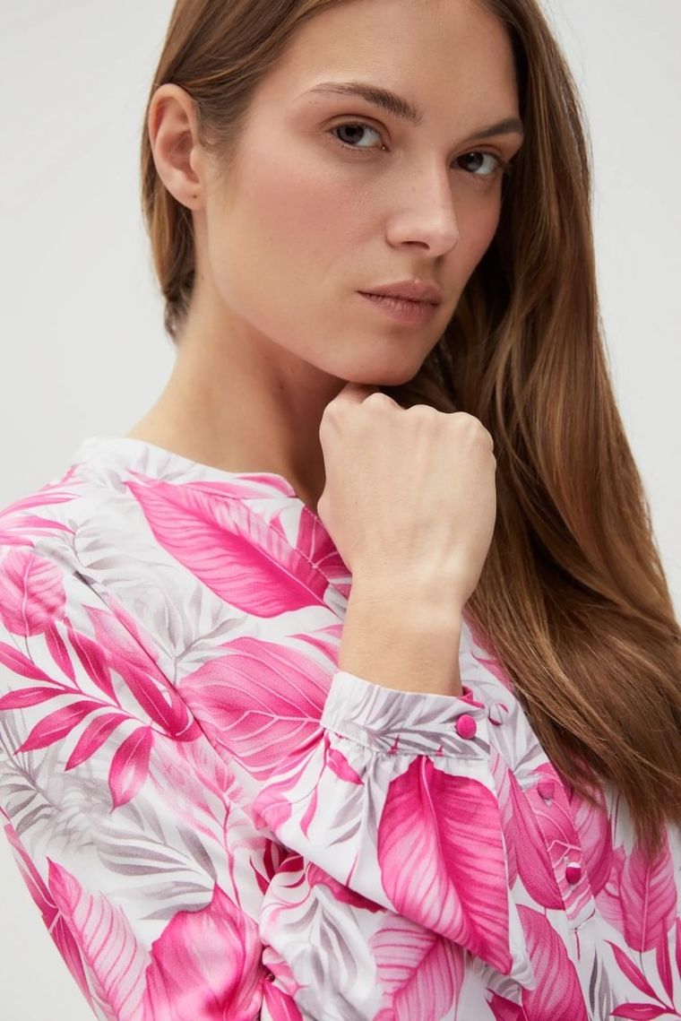 Koszula damska, różowa, Moodo