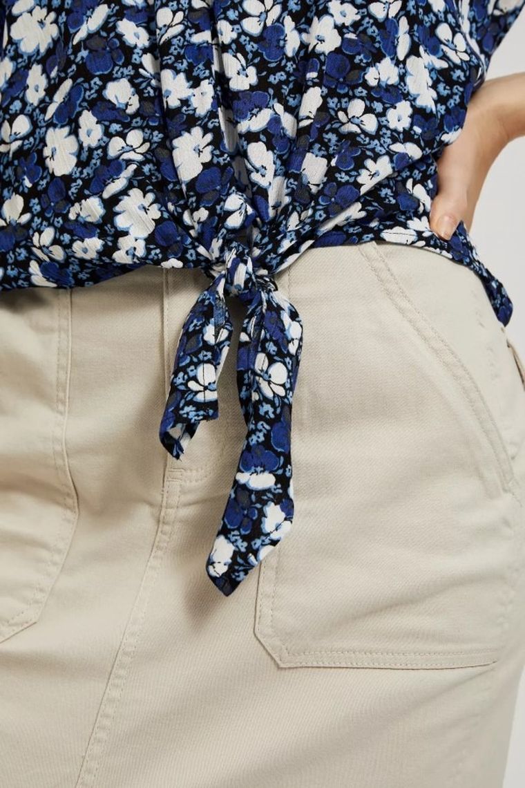 Koszula damska z długim rękawem, mix, Moodo