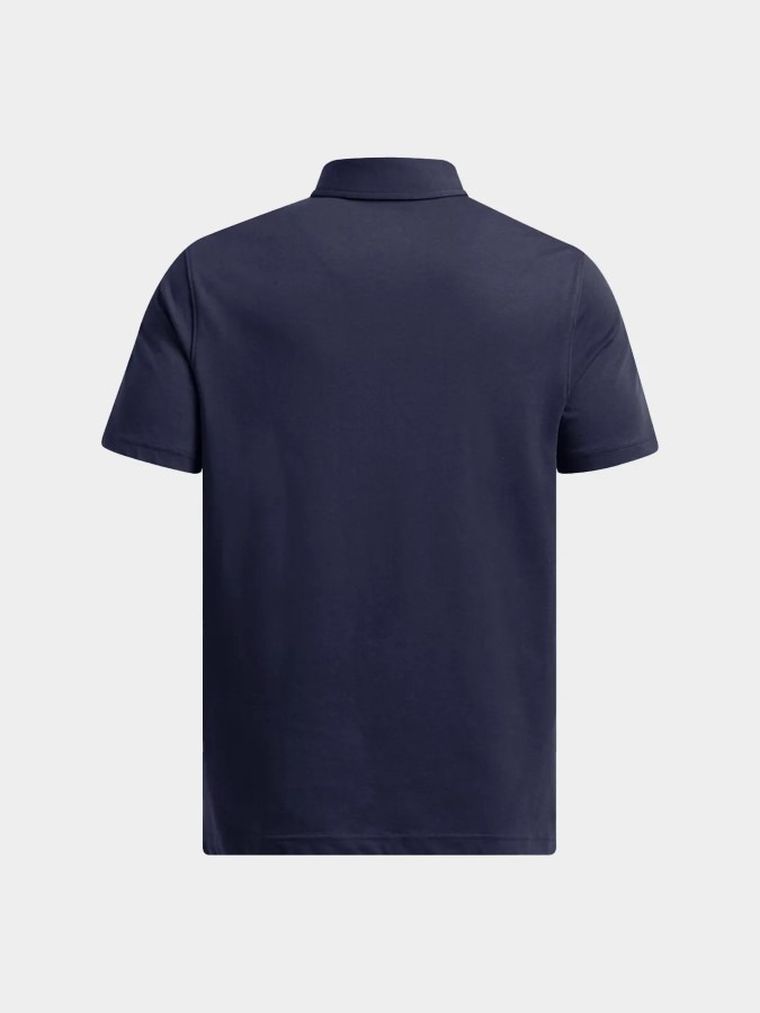 Koszulka polo męska z krótkim rękawem, granatowa, Under Armour