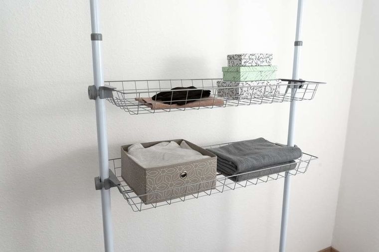 Koszyk do garderoby, szafy, Herkules 2 szt., 83-38-8 cm