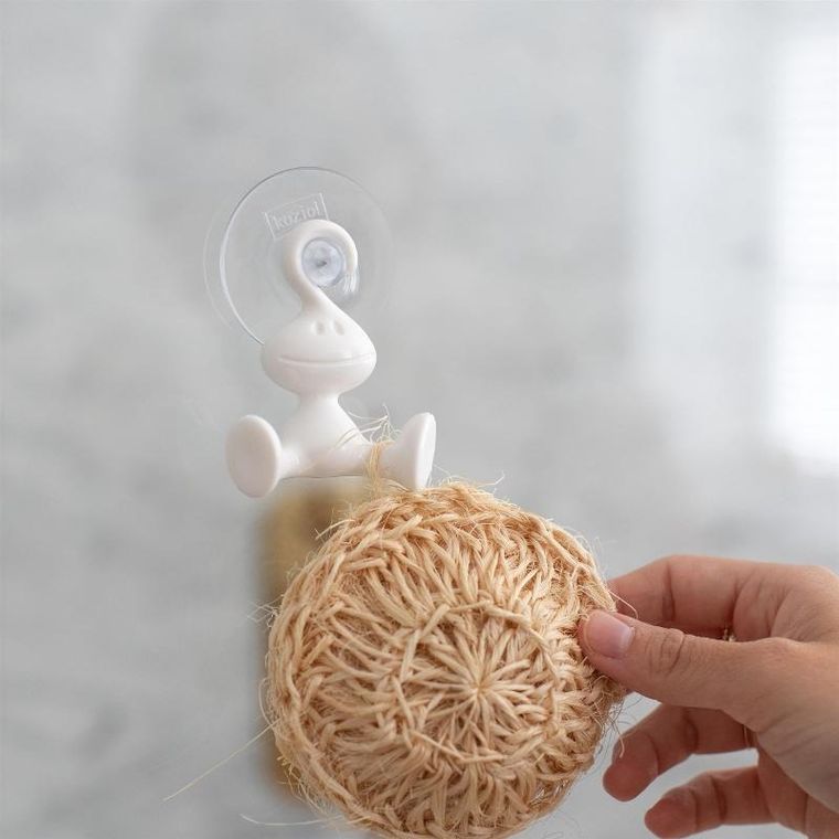 Koziol, haczyk na ręczniki z przyssawką, Moritz