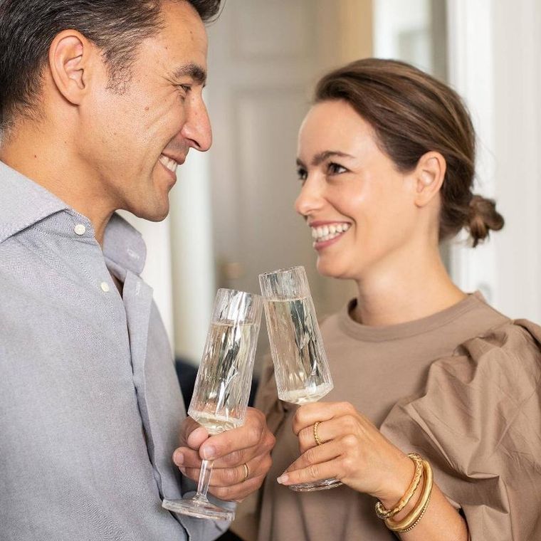 Koziol, kieliszki do szampana, Club no. 14, superglas, 2-100 ml