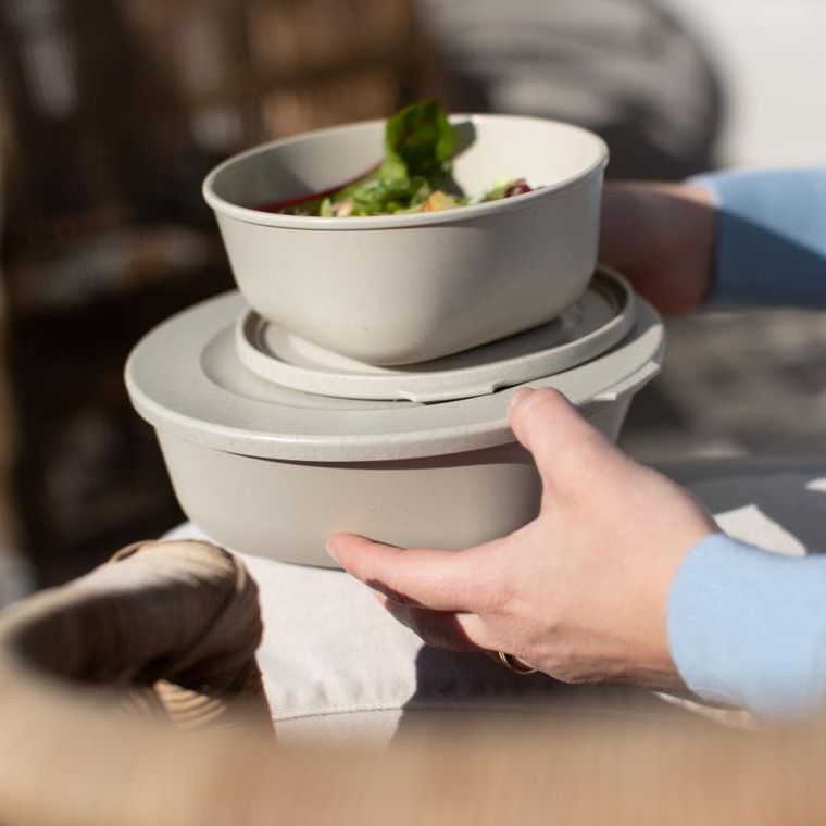 Koziol, Kopenhagen, pojemnik na żywność, 0,7l + 1,3l, 2 szt.