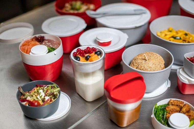 Koziol, pojemnik na żywność z pokrywką, 2L, CONNECTl