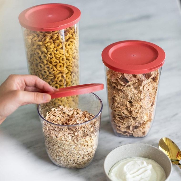 Koziol, pojemnik plastikowy na żywność sypką, Connect, hermetyczny, 1500 ml