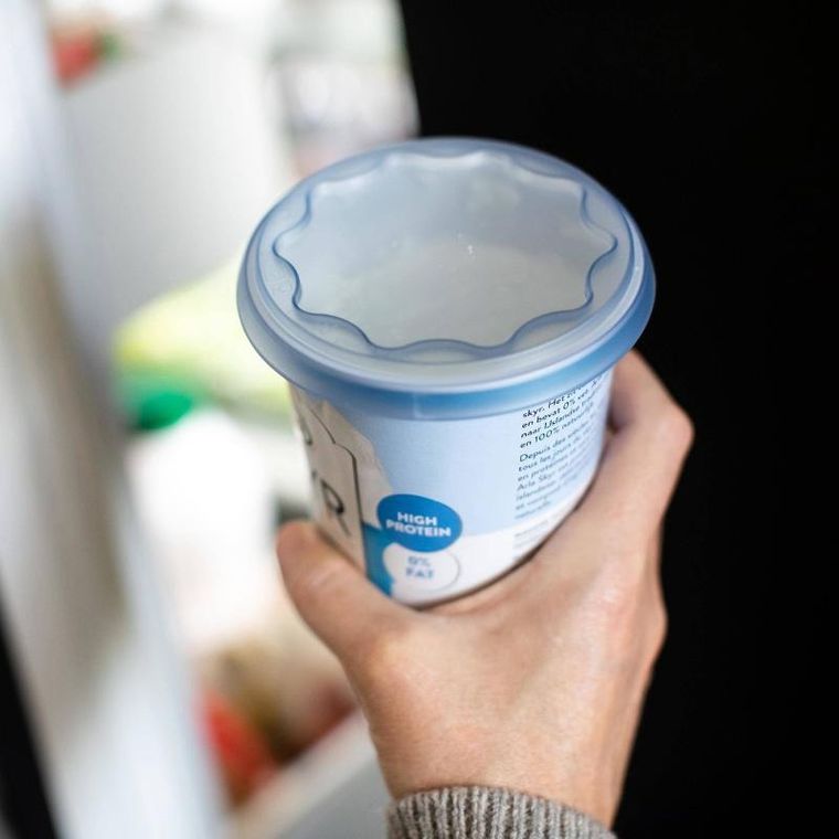 Koziol, pokrywka na jogurty fresh, wielorazowa, 3 szt. xø 10,2 cm