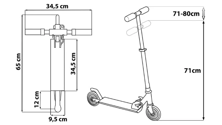 Kraina Lodu 2, hulajnoga 2-kołowa
