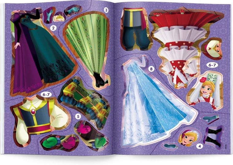 Kraina Lodu. Brokatowe ubieranki