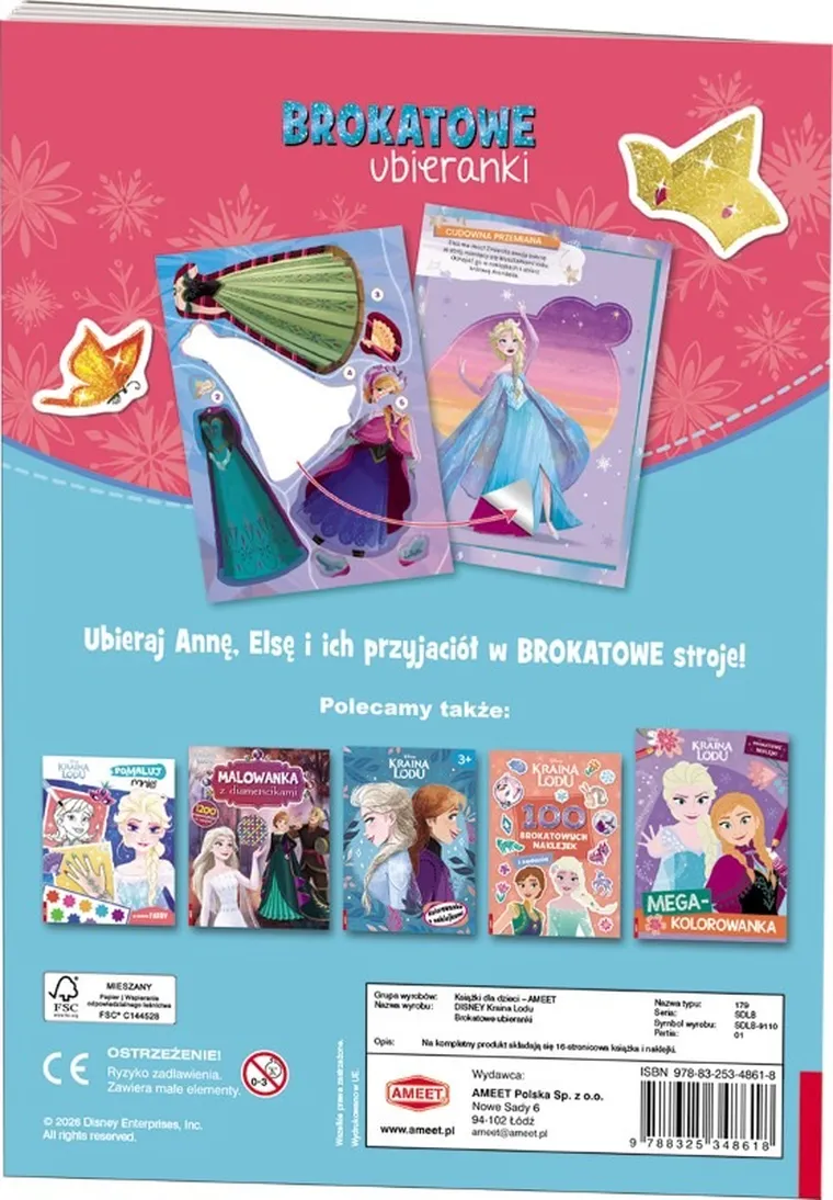 Kraina Lodu. Brokatowe ubieranki