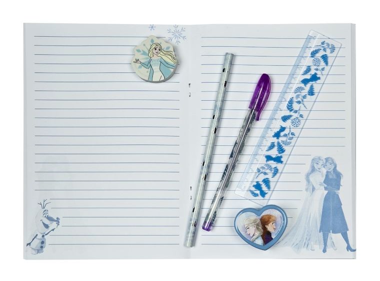Kraina Lodu, zestaw szkolny w saszetce, 7 elementów