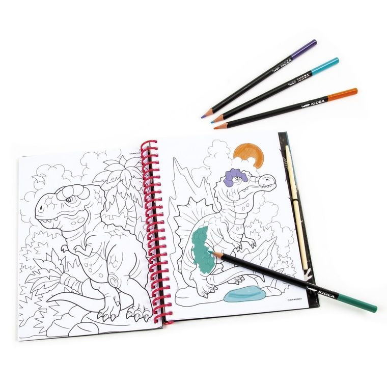 Kreatywny notes z wydrapywankami, Dinozaury