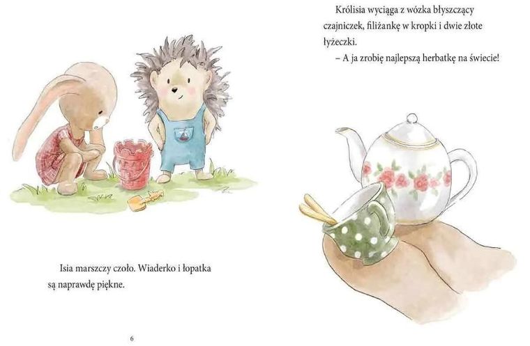 Królisia Isia uczy się dzielić