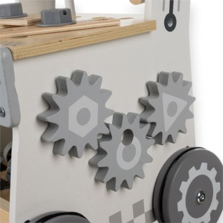 Kruzzel, warsztat z akcesoriami 3w1, drewniany