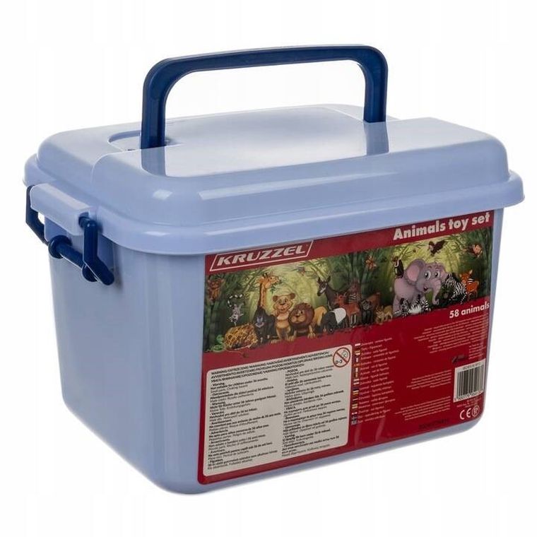 Kruzzel, Zwierzęta, zestaw figurek, 48 szt.