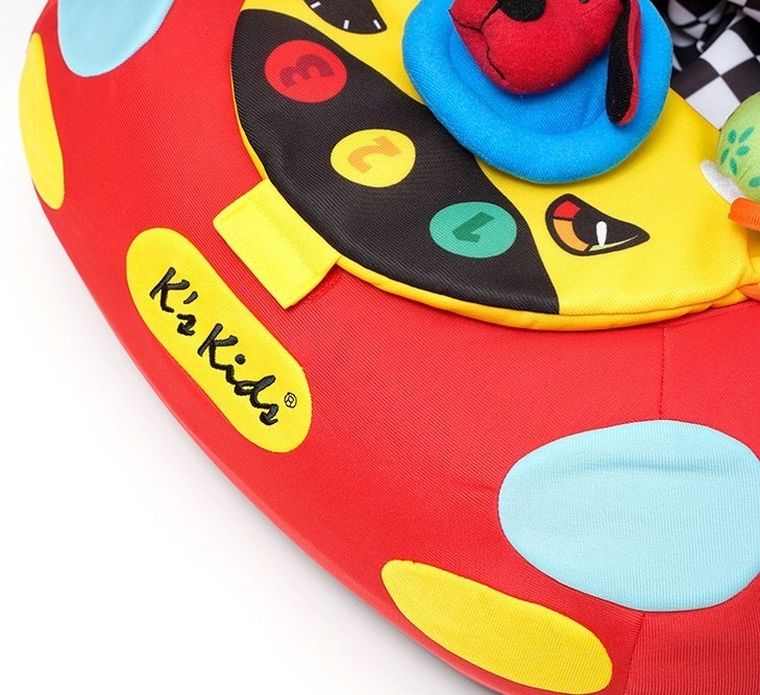 K's Kids, Jumbo Go Go Go, siedzisko samochodzik, czerwony