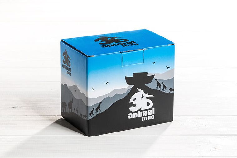 Kubek 3D, pies, 400 ml