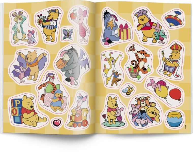 Kubuś Puchatek i przyjaciele. Kolorowanka z naklejkami