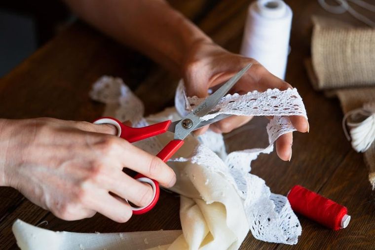 Kulig, nożyczki uniwersalne, czerwone, 17 cm