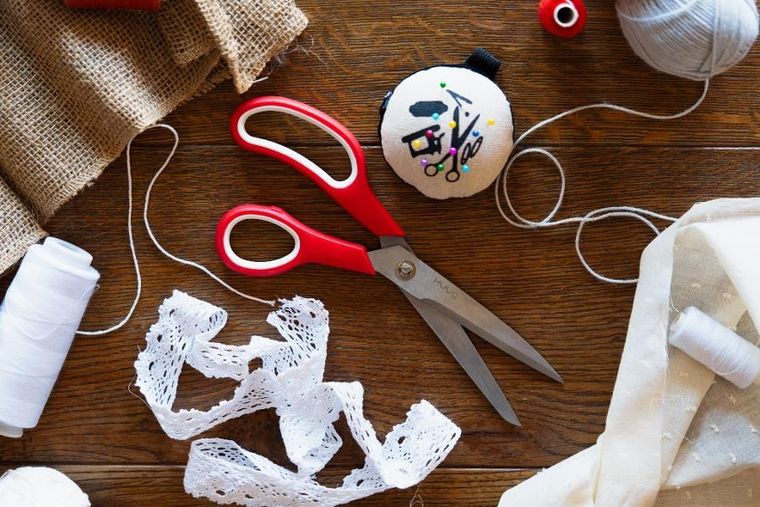 Kulig, nożyczki uniwersalne, czerwone, 25 cm