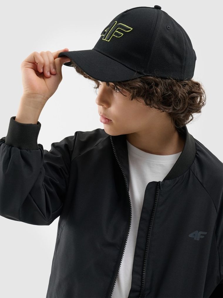 Kurtka chłopięca, czarna, 4F