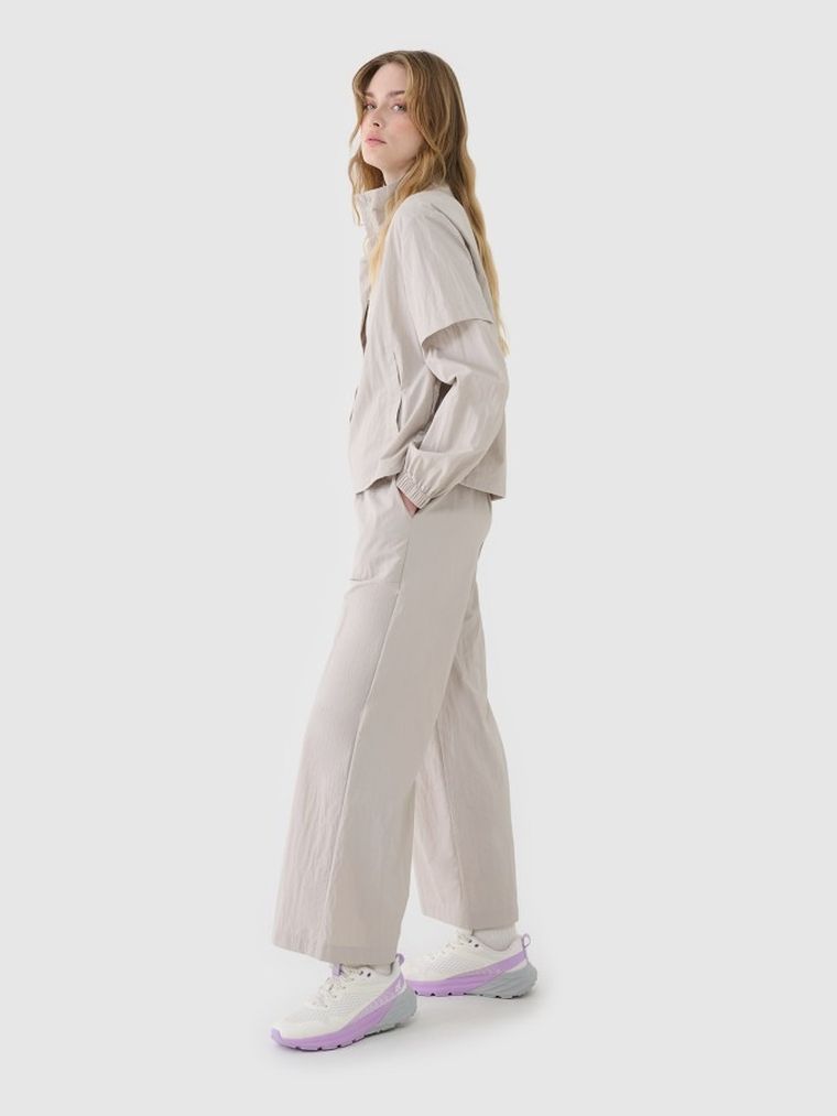 Kurtka damska, beżowa, 4F