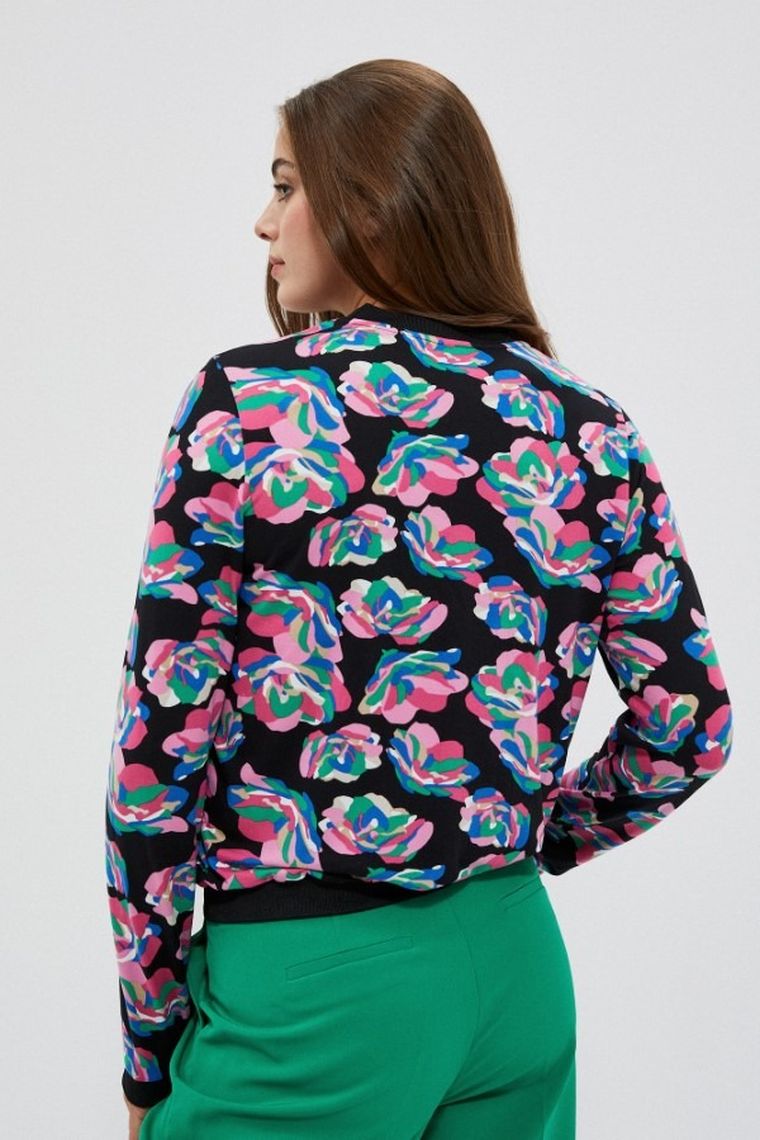 Kurtka damska, czarna, Moodo