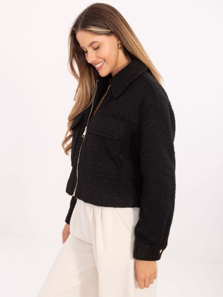 Kurtka damska, czarna, Sublevel