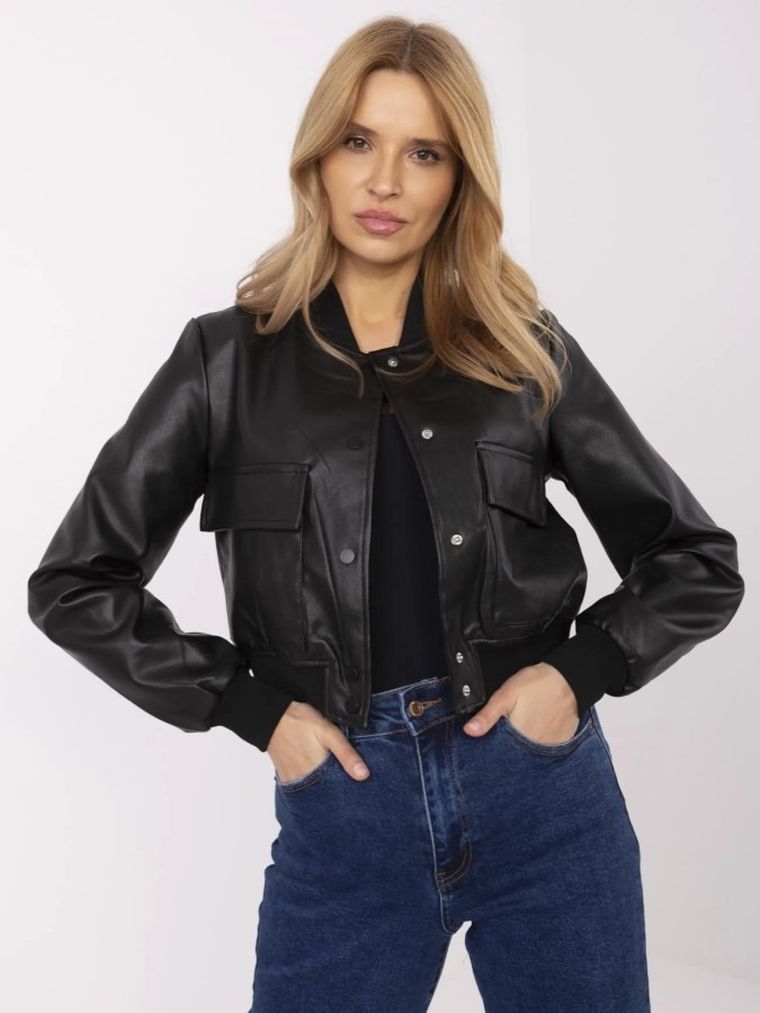 Kurtka damska, czarna, Vincenove