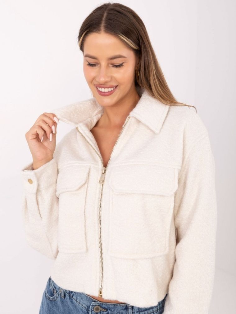 Kurtka damska, ecru, Sublevel