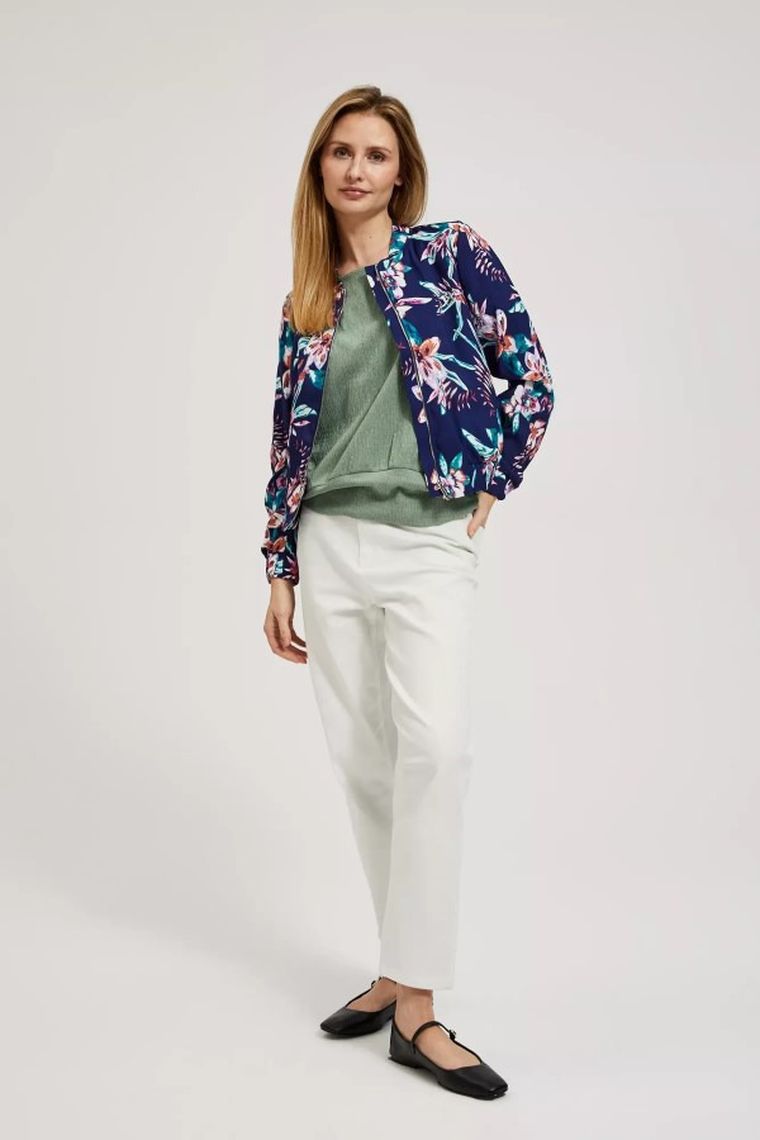 Kurtka damska, granatowa, Moodo