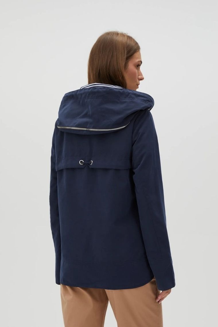 Kurtka damska, granatowa, Moodo