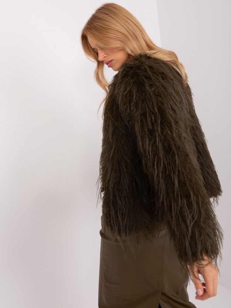 Kurtka damska, khaki, Italy Moda