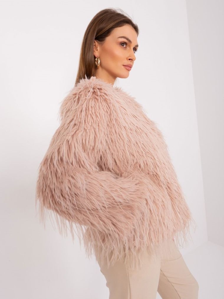 Kurtka damska, różowa, Italy Moda