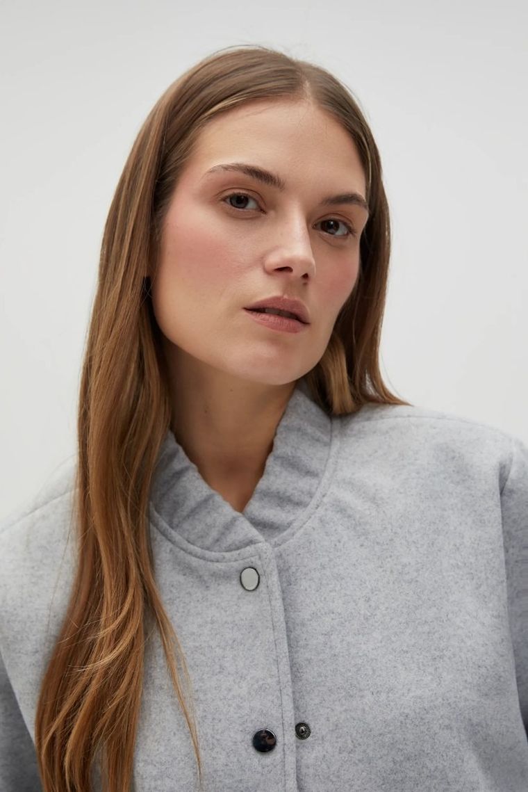 Kurtka damska, szara, Moodo