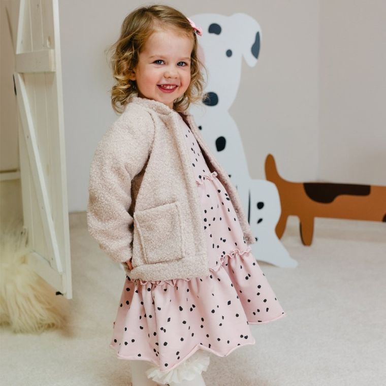 Kurtka dziewczęca, beżowa, Eevi