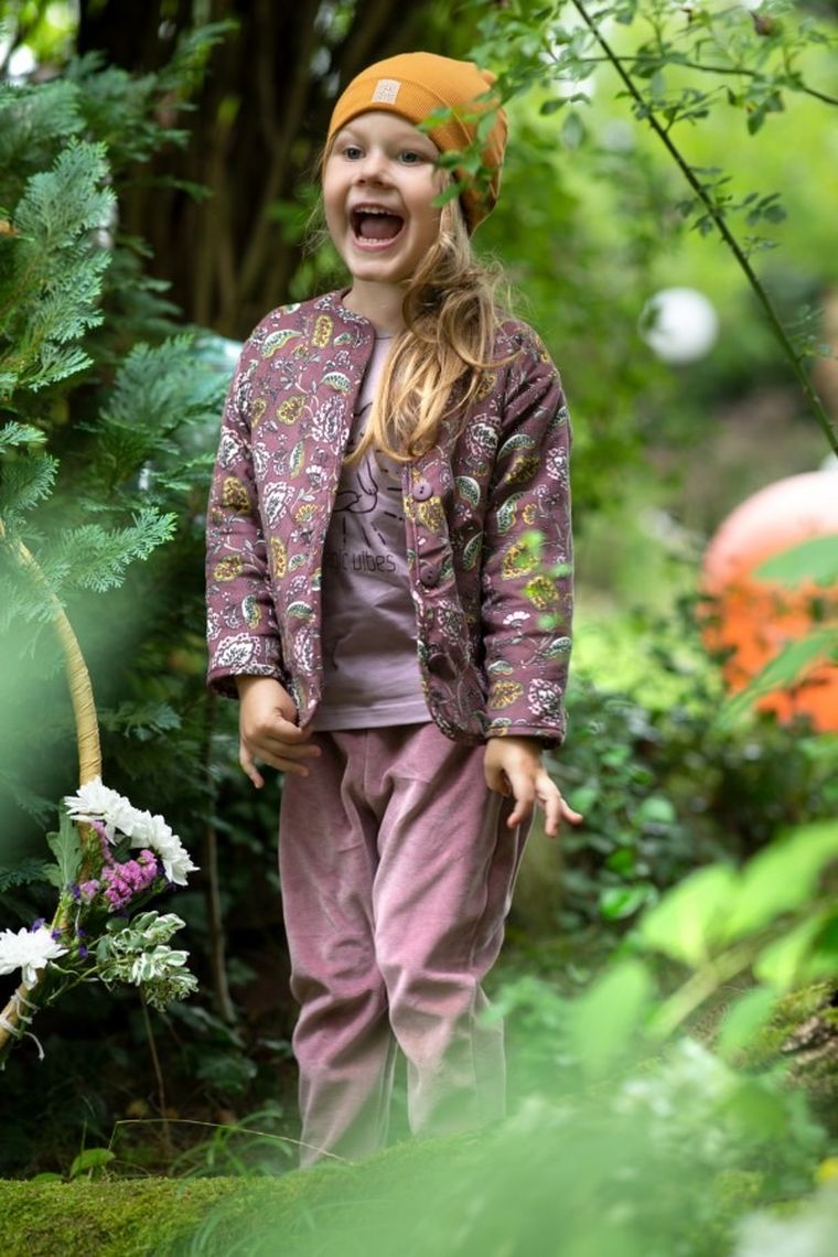 Kurtka dziewczęca, fioletowa, Pinokio