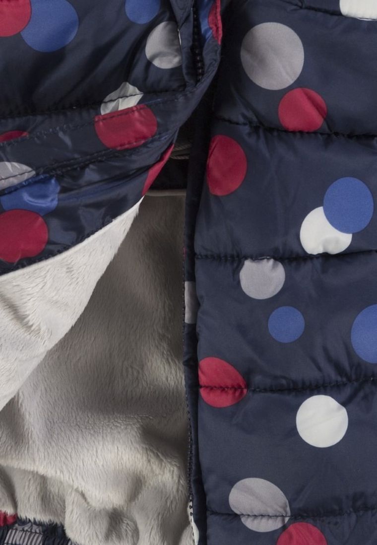 Kurtka dziewczęca z kapturem, granatowa, Kanz