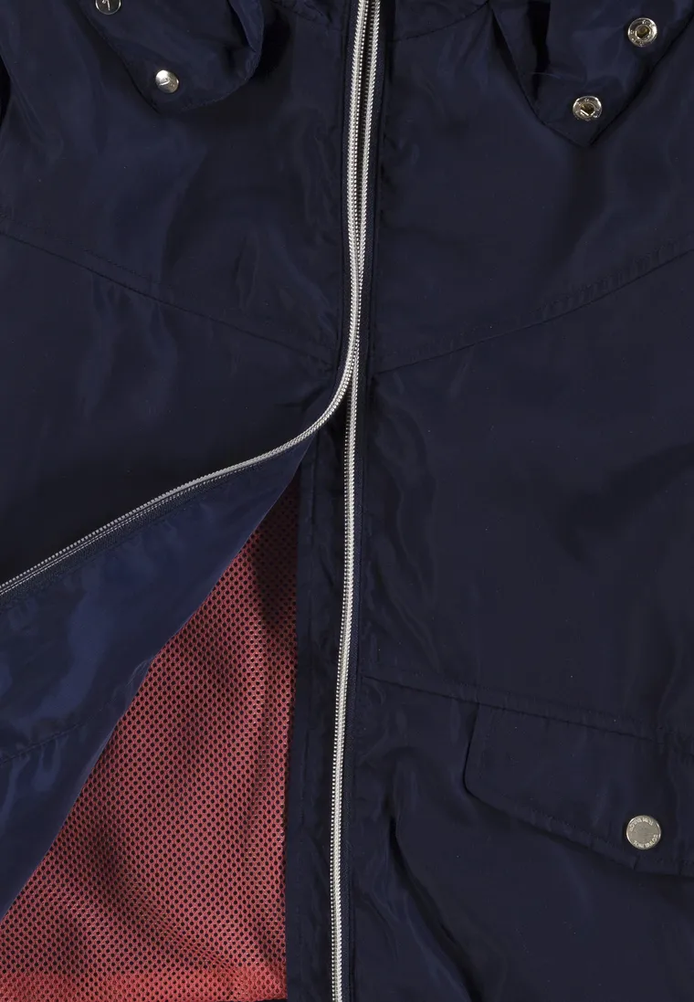 Kurtka dziewczęca z kapturem, granatowa, Tom Tailor