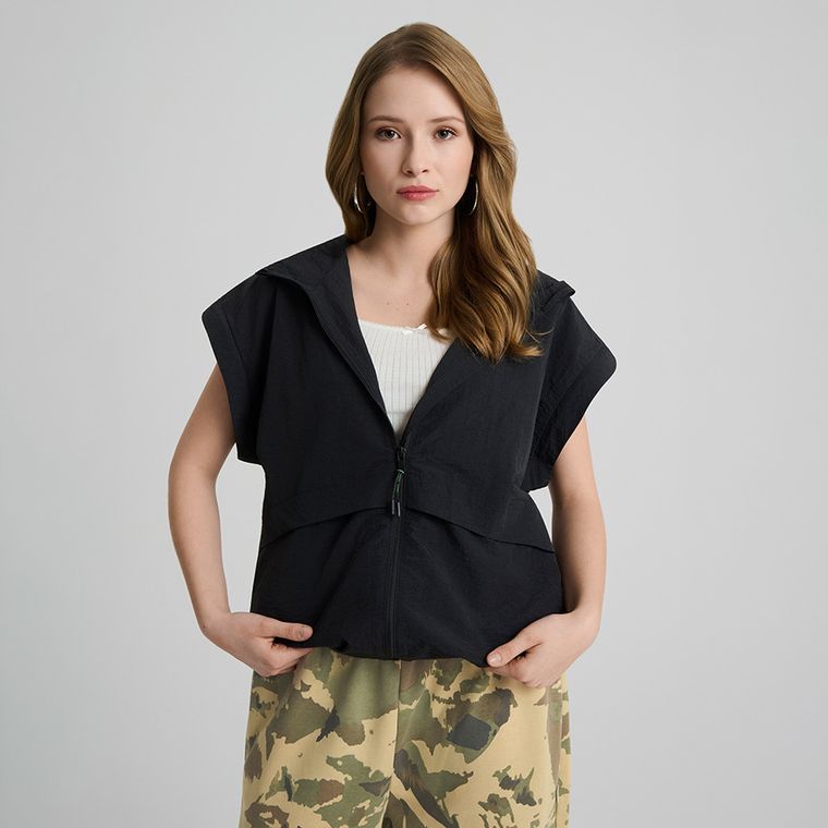 Kurtka wiatrówka unisex z odpinanymi rękawami NOWEAR