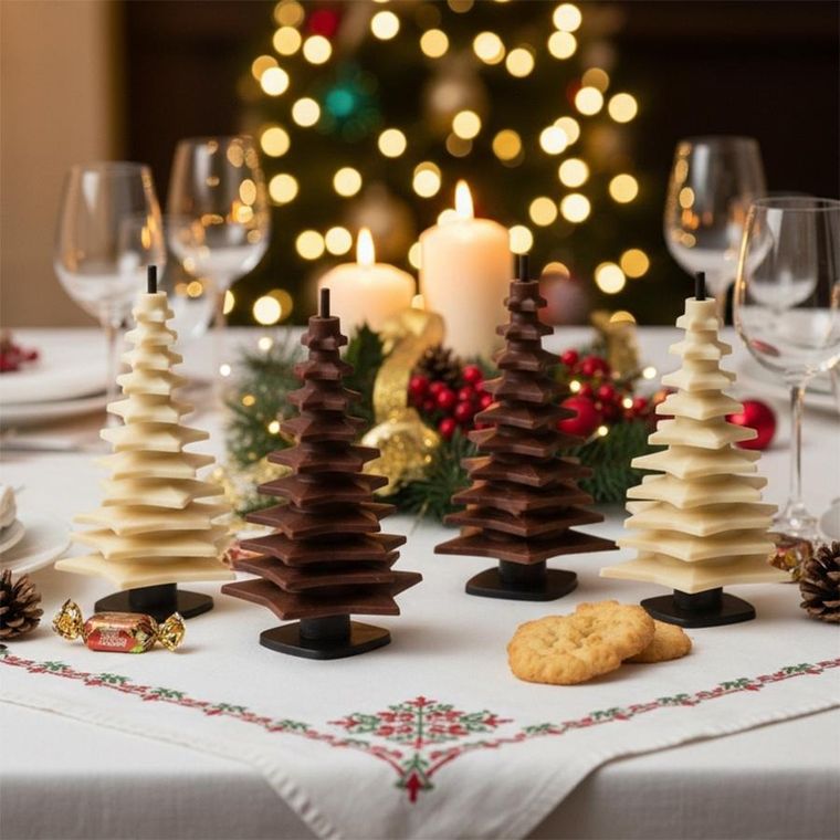 La Cucina, forma do czekolady, silikonowa, choinka, 9 elementów